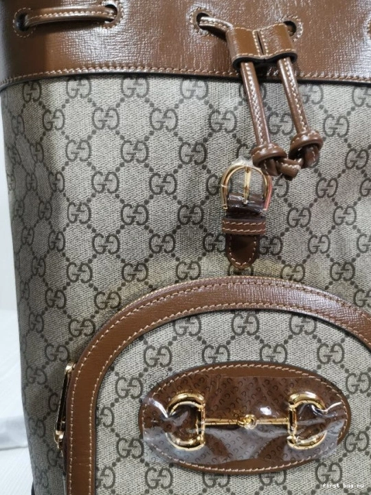 First bag ru Horsebit GUCCI backpack 1955 0814